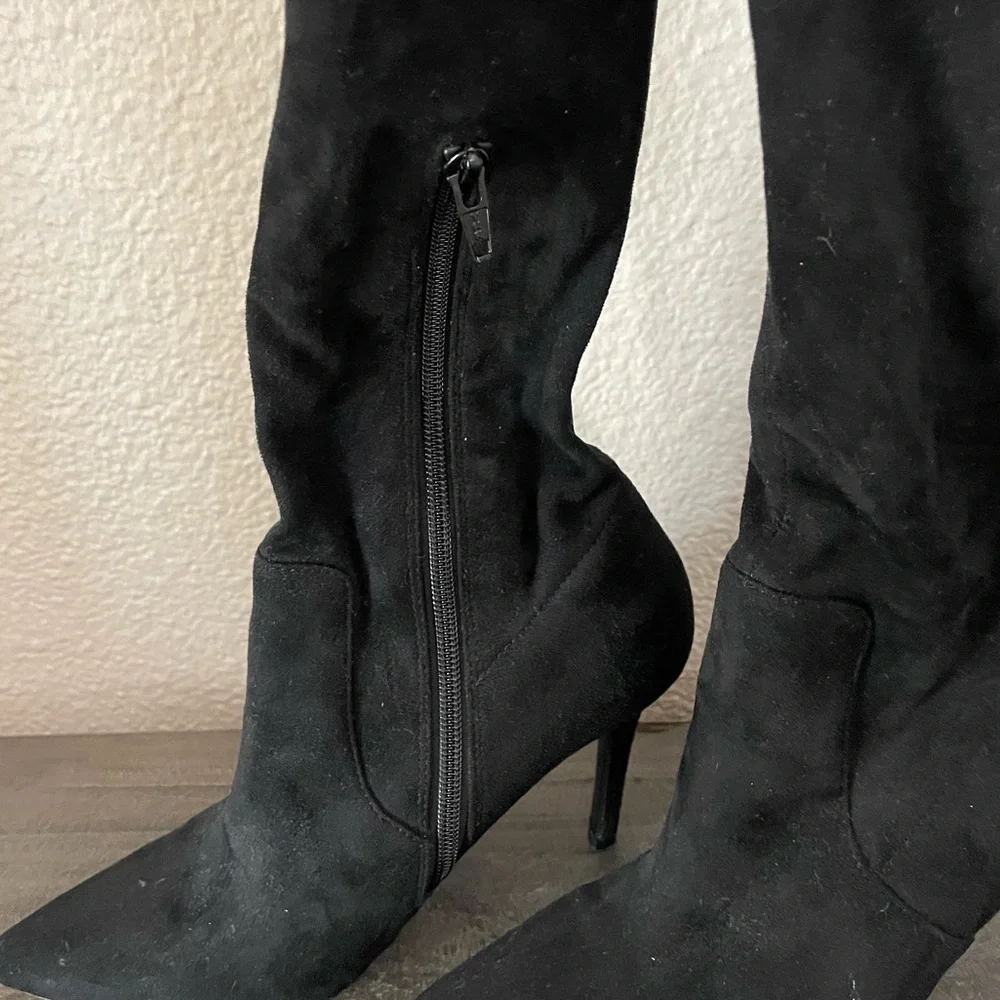 Aldo Black suede Over-the-Knee Women's Boots